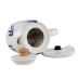 Chaleira Elétrica Porcelana Elegance Branco Azul 127V