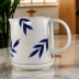Chaleira Elétrica Porcelana Elegance Branco Azul 127V