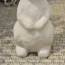 Coelho De Páscoa Escultura Bege Cimento Queimado 21Cm