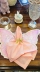 Doilies Sousplat Borboleta Papel Rosa E Dourada 25X30Cm10Un