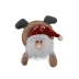 Enfeite Árvore Papai Noel Argola Tecido Trico 17Cm C/4