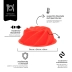 Forma De Silicone Bolo Pudim Mousse Flan Vermelha 24cm