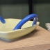 Mini Bandeja Decorativa C/ Alça Cerâmica Multiuso Verde Azul