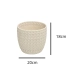 Vaso Planta Cachepot Cerâmica Cimento Decoração Casa Flor
